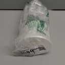 Skatx 360°Rotating Makeup Brushes Holder with Lid，Make Up Organizers and Storage for Vanity Countertop or Bedroom Dresser（Transparent White）