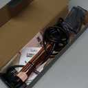 LURA Nano Titanium Hot Comb for Wigs,250-500°F Electric Hot Combs for Black Women Hair,Pressing Combs for Black Hair,Professional Straightening Comb(Rose Gold)