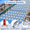 Gisafai 30 Pcs 1" Roller Ball Transfer Bearing 400 Lbs Load Capacity Carbon Steel Round Ball Transfer Unit Universal Casters for Conveyor Roller Stand Transmission System Furniture
