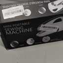 Handheld Sewing Machine, Portable Hand Held Sewing Machine for Beginners, Mini Travel Hand Sewing Stitching Repair for Clothes DIY Home Use, Dual Speed