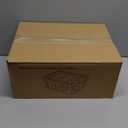 loobuu 17QT Plastic Storage Bins with Lids - 1 Pack Art Craft Supply Organizer Box with Brush Pot for Kids, Stackable Clear Pen Container for Toy/Sewing/Comestic/Tool/Playdoh (1 Pack)