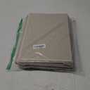 StorageWorks Fabric Storage Bins with Lid, Decorative Storage Boxes for Shelves, Stackable Closet Organizer Basket with Handles, Large, Brown and Beige, 2-Pack