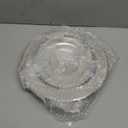 Zhehao 1 Plates Silver Communion Set, Holy Trays with Lid, Stainless Steel Bread Tray Plates for Churches, Holy Communion Tray with Cover, Polished Church Supplies Ware Sets