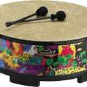 Remo KD-5816-01 Kids Percussion Gathering Drum - Fabric Rain Forest, 16"
