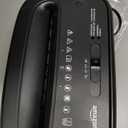 Amazon Basics 8-Sheet High Security Cross Cut Paper and Credit Card Shredder with P-4 Security, Auto Shut-off, Black