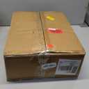 Nightstand,Morden Bedside Table with Gold Frame,Small White Night Stand,End Table,Bedside Furniture,Side Table with 2Drawers for Bedroom,Living Room