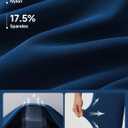 baleaf Workout Leggings for Women with Pockets Drawstring Tummy Control Scrunch Butt 7/8 Ankle Petite Yoga Pants Running (Blue, L)