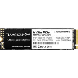TEAMGROUP MP33 256GB SLC Cache 3D NAND TLC NVMe 1.3 PCIe Gen3x4 M.2 2280 Internal SSD R/W Speed up to 1600/1000 MB/s Laptop&PC Desktop TM8FP6256G0C101