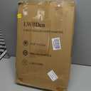 3-Section 160L rolling Laundry Hamper with Wheels and Lid,Black, Extra large