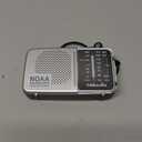 Portable AM FM Transistor Radio Battery Operated, NOAA Weather Radio with Loud Speaker, Headphone Jack, 2 AA Batteries, Excellent Reception, for Everyday Carry Essential, Travel, Storms