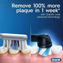 Oral-B iO Deep Clean Rechargeable Electric Powered Toothbrush, White with iO Series 3 Limited, 2 Brush Heads and Travel Case - Pressure Sensor to Protect Gums - 3 Cleaning Settings - 2 Minute Timer (1 Count (Pack of 1))