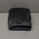 LaffyLo Electric Heated Blanket Full Size 72"84", Breathable & Luxurious Flannel, Soft Warm Gift with Over-Heat Protection, 4 Heating Levels & 10 H Auto Shut Off, Machine Washable, Dark Grey