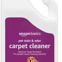 Amazon Basics Pet Stain Remover, Carpet Cleaner, Fresh Scent, 64 fl oz (64 Fl Oz (Pack of 1))
