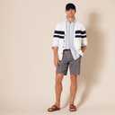 Amazon Essentials Men's Slim-Fit 9" Stretch Chino Short (Gray)