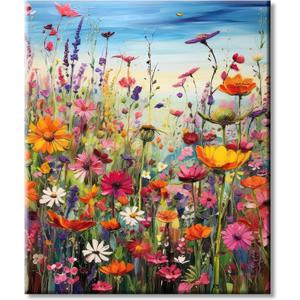 Puzzles for Adults 1000 Pieces, Flowers 1000 Piece Puzzle for Adults, Jigsaw Puzzles 1000 Pieces with Letters On Back Hard Impossible Difficult Challenging Family Puzzle (27.5"X19.6")