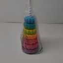 Educational Spinning Stacking Toys, Rainbow Stacking Rings Baby Toy, Montessori Sensory Learning Toy for Girls and Boys Toddlers Toys for 1-3 Year Old