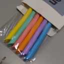 NiHome 6-Pack Extra Wide Reusable Bent Silicone Straws for Boba, Smoothies, Bubble Tea, Bent Straws Eco-Friendly & Colorful for Thick Drinks, Child-Safe, Customizable Length, 2 Brushes Easy Cleaning