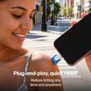 Bug Bite Itch Relief Tool, Heat Pen for Mosquito Bites, Battery-Free After-Bite Care Device Powered by USB-C Power Banks, Smartphones and Tablets, Portable for Camping, Travel and Home