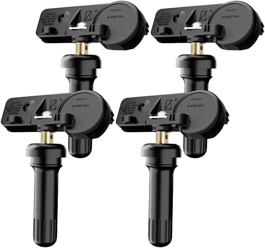 Ford TPMS Sensor, Tire Pressure Monitoring System Sensor fit for Ford F150 F250 F350 F450 Expedition Focus Fusion Mustang, Lincoln MKZ MKS Replaces 9L3Z1A189A 9L3T1A180AF DE8T1A180AA 4-Pack 315Mhz