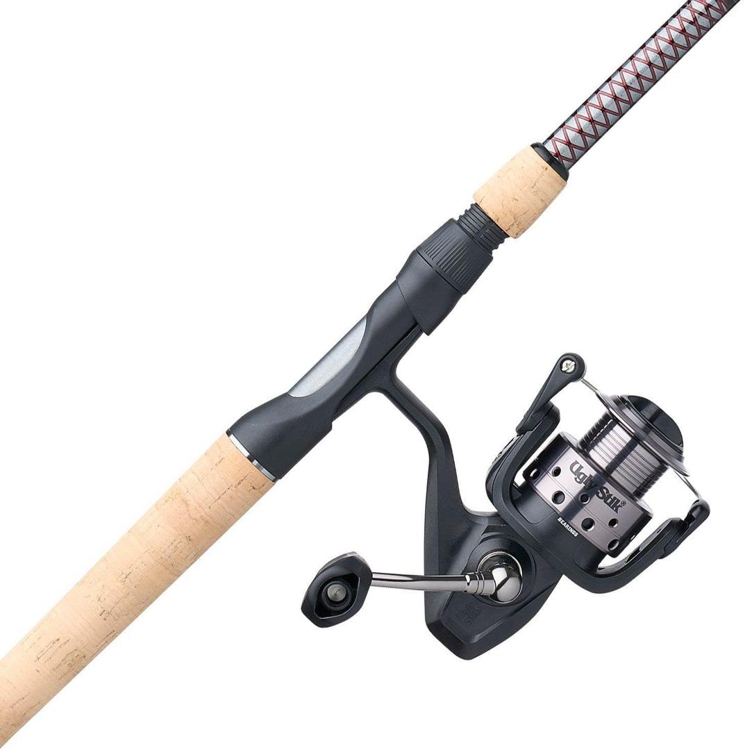 Ugly Stik Elite Spinning Reel and Fishing Rod Combo, 35 Size Reel - 7' - Medium - 2pc - Multicolor