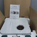 Caf Bellissimo Semi Automatic Espresso Machine + Milk Frother | WiFi Connected, Smart Home Kitchen Essentials | Built-In Bean Grinder, 15-Bar Pump & 95-Ounce Water Reservoir | Matte White