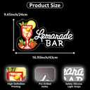 Lemonade Neon Sign,Lemonade Bar Led Neon Signs Wall Decor, Cocktail Bar Drinks Neon Signs for Business Art Wall,Restaurant,Shop,Pub, Night Club, Man Cave Decoration
