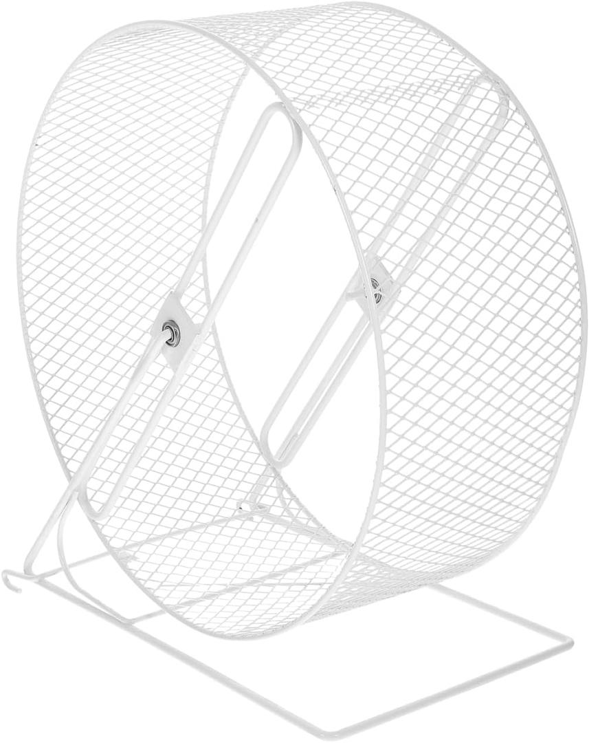 10.24 Inch Silent Hamster Running Wheel with Rack Exercise Toy for Hedgehogs Squirrels and Small Pets Indoor Quiet Fitness Wheel
