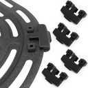 Rubber Feet for Bella Pro Crux COSORI Dreo Air Fryers, 4 PCS Premium Rubber Bumpers, Rubber Tabs, Silicone Pieces, Rubber Anti-scratch Protective Covers for Air Fryer Grill Pan Plate Tray