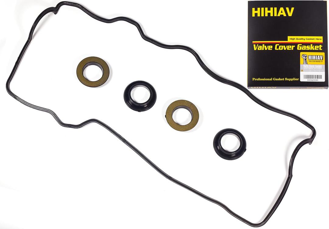 VS50304R-1 for TOYOTA CAMRY 2.0 2.2 Valve Cover Gasket CELICA MR2 Engine Valve Cover Gasket 2.0L 2.2L1987 1988 1989 1990 1991 1992 1993 1994 1995 1996 1997 1998 1999 2000 2001 VS50304R1 VC2005 VS50059 (Toyota 2.0L 2.2L 1987-2000)