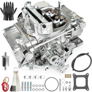600 CFM 4 Barrel Carburetor Electric Choke Vacuum Secondary 4150 Model - Aluminum Street Performance Carbs Compatible with Ford Chrysler GM V8 Engines (Part: BR-67270)