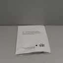 ALYVIA SPRING Waterproof Fabric Shower Curtain Liner - Soft & Light-Weight Cloth Shower Liner, 3 Bottom Magnets, Hotel Quality & Machine Washable - Standard Size 72x72, White and Stone Blue