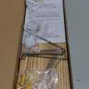 MITIME Floating Shelves Set of 3 Rustic Solid Wood Floating Shelf Wall Storage Shelves for Living Room, Bedroom, Bathroom, Kitchen Laundry, Office,no Drill Shelf(Light Color L+L+L)