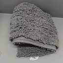 Yimobra Long Bathroom Rugs Non Slip Washable 44x24 Inch - Ultra Soft Absorbent Chenille Bath Mat, Quick Dry Shaggy Floor Carpet for Tub Shower, Gray Home Decor Accessories (Grey)