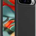 TUDIA MergeGrip [Military Grade] Designed for Google Pixel 9 Pro XL Case 2024, [Drop Tested] Dual Layer Shockproof Slim Non-Slip Heavy Duty Protective Phone Cases - Matte Black