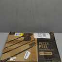 Pizza Turning Peel 9 Inch Perforated Pizza Peel and Pizza Brush Ash Rake 4 Piece Wood Fired Commercial Pizza Oven Utensil Kit with 40-Inch Aluminum Handle