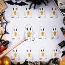 2 x WRAPAHOLIC Halloween Ghost Stickers Roll - Adorable Ghost Beer Design, 2 x 1.37 Inch, 500 Total Labels, Perfect for Gift Wrap & Shipping, Halloween, Kids Treat Bags, Outdoor Use