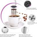 Reusable K Cups with Multistream Technology for Keurig K Supreme,K Supreme Plus and K Slim,Refillable Coffee Filters(1pack)