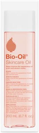 Bio-Oil Skincare Body Oil Serum, Face and Body Moisturizer with Vitamin E & A, for Scars, Stretch Marks, Sensitive Skin, All Skin Types, Dermatologist Recommended, Non-Comedogenic, 6.7 Oz