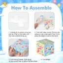 2 x 6 Pcs 3D Birthday Decorations Boxes, Reusable Party Decorations, Pairs with Any Happy Birthday Banner for Women Men Boys Girls