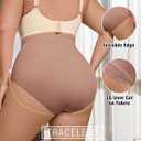 Shapewear for Women Tummy Control Panties Lace High Waist Seamless Tummy Control Shapewear (Beige, XL)