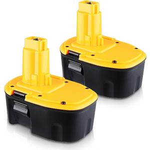 DC9091 4800mAh Ni-Mh Replacement for Dewalt 14.4V Battery 14.4 Volt Battery Compatible with Dewalt DC9091 DW9094 DW9091 DC9094 DE9091 DE9092 DE9038 and 14.4V Power Tools 2 Pack