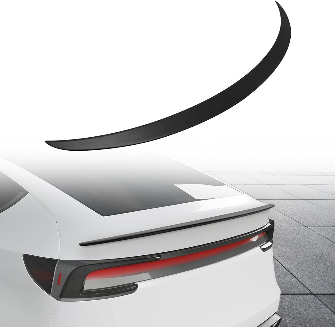 Spoiler Fit for Tesla Model Y Juniper 2025 2026, Upgrade ABS Material Rear Spoiler Wing OEM Rear Trunk Lip, Model Y Accessories (Matte Black)