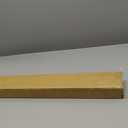 DEZ FURNISHINGS Cordless 1" Light Filtering Pleated Shade, Fabric, 28.5"W x 64"H, Ecru