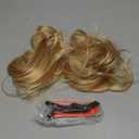 Sisily Clip in Hair Extensions Real Human Hair, 16 inch 120g, Dirty Blonde to Bleach Blonde Highlight, Remy Human Hair Clip in Extensions Soft Straight 7pcs Per Set with 16 Clips Double Weft