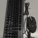 Gaming Keyboard and Mouse Combo - RGB Backlit 14 Lighting Effects, USB Wired Computer Keyboard, 26-Key Anti-Ghosting, Volume Wheel, Quiet Typing, Adjustable DPI Mouse for Gaming & Work, Trueque