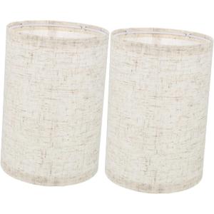 HOMSFOU 2pcs Creative Foldable Lampshade Removable Table Light Cover for Design Fine Workmanship for Bedside and Living Room