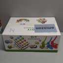 Button Making Machine, DIY Multi-Size Badge Punch Machine Press, Present Pin Badge Maker Kit, with 100 Sets of Button Making Supplies and a Circle Cutter,44mm