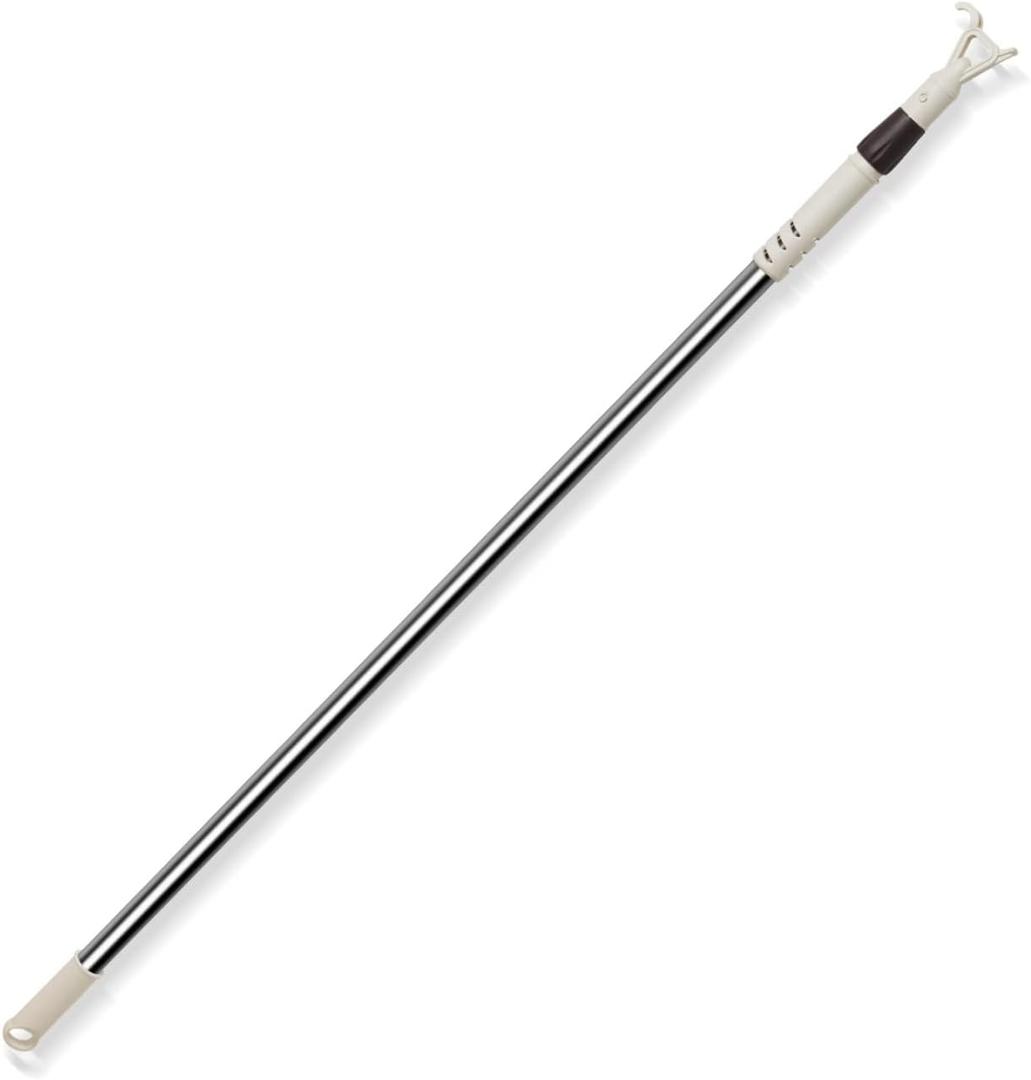 MaKefeile Tension Rod Blinds Shads Push Pull Adjustable Rod for Skylight Cordless Window Blinds and Shades,Easy to Pull The Shades Down and Up 38 to 63inch.