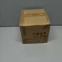 6" Black Ceramic Plant Pots with Drainage Hole, Rustic Flower Pots for Indoor Plants, Outdoor Decorative Ceramic Planters Small Plant Pot for Succulents, Cactus, Herbs, Orchids, Snake Plant Pot