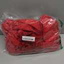 Milumia Women's Plus Size Ruched Bubble Mini Dress Sleeveless A Line Party Club Short Dresses (Red, XL)